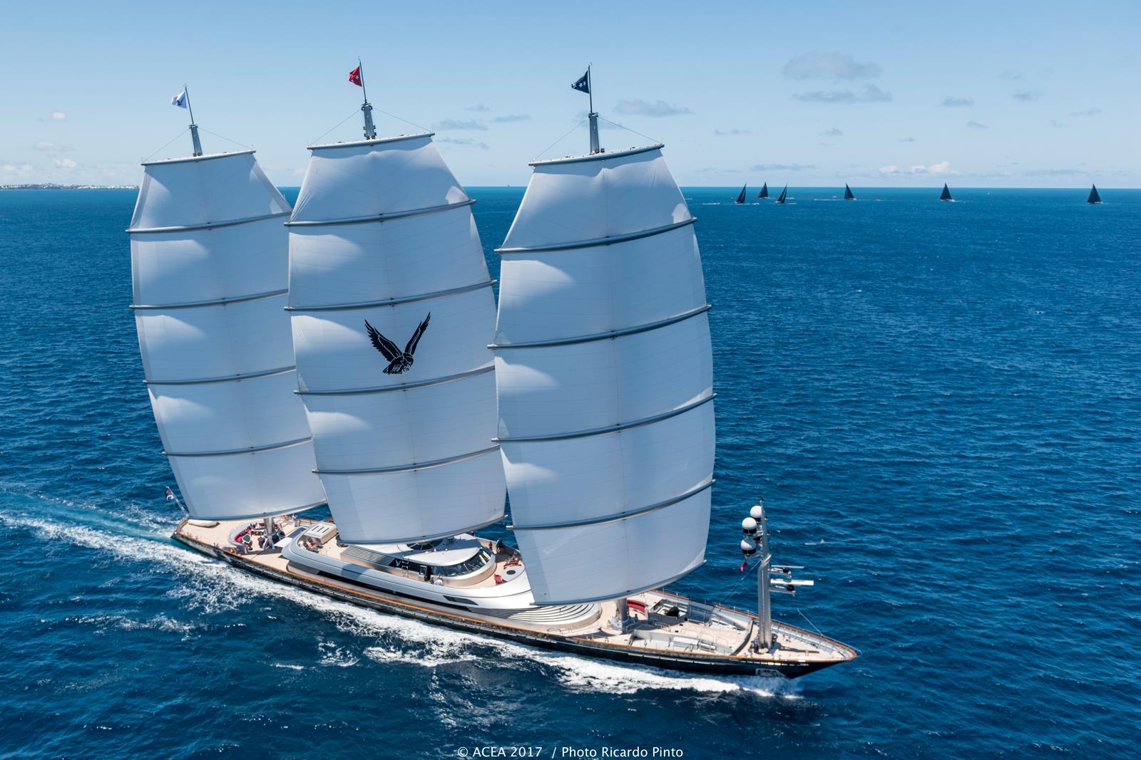 Americas Cup Superyacht Regatta 2017 Bermuda HAJOZASHU Falcon Maltese