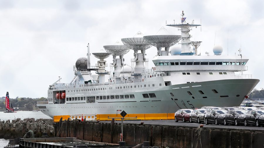 Kínai kémhajó siklott be Új-Zéland vízeire