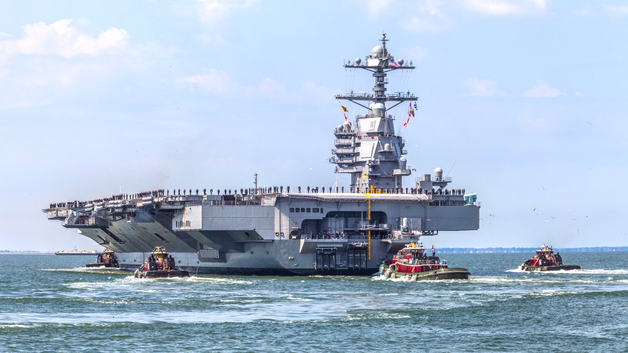 USS Gerald R Ford - szolgálatba állt a világ legnagyobb hadihajója