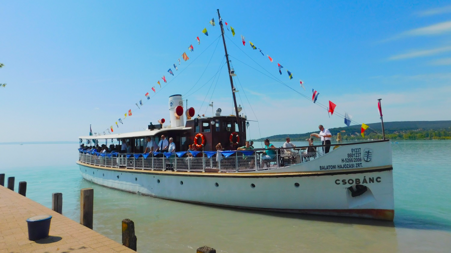 Balaton - 90 éves a Csobánc Nosztalgiahajó