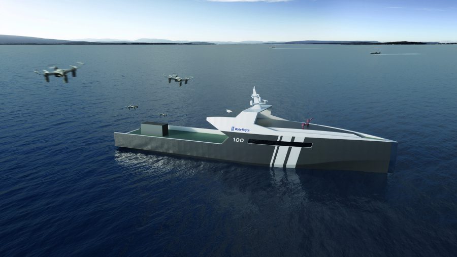 Hadi célokra fejleszt önjáró hajókat a Rolls-Royce