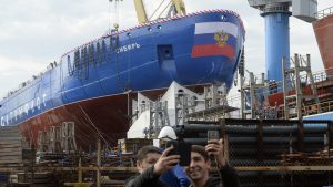 Sibir Icebreaker Sziberia Atommeghajtasu Jegtorohajo Oroszorszag HAJOZASHU