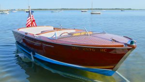 John F Kennedy Speedboat Wood Motorcsonak Arverezes HAJOZASHU