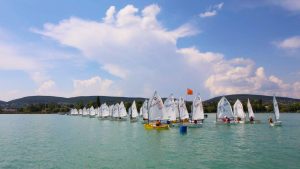 Gyerek Utanpotlas Vitorlazas Nadas Kupa Evadnyito Balatonfured Csopak 2018majus Rekord Letszam OP HAJOZASHU