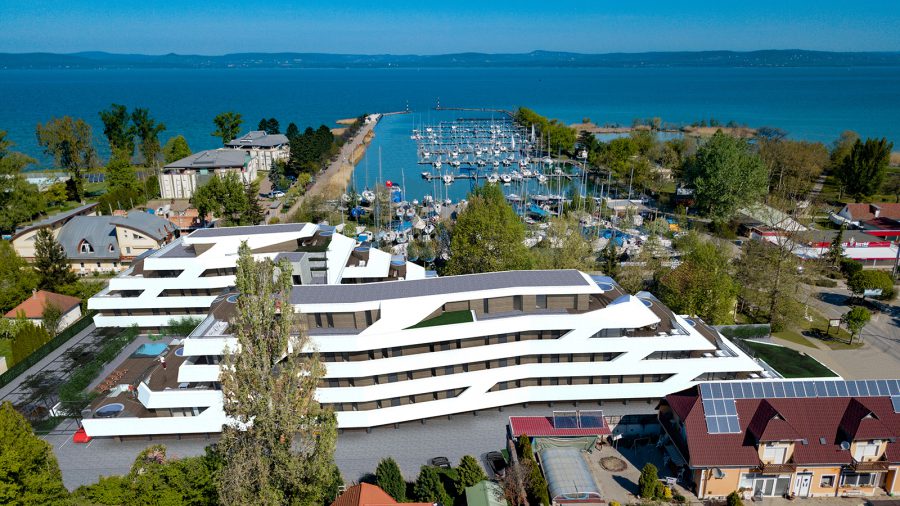 Exkluzív lakópark épül a balatonszemesi kikötő és szabadstrand mellett