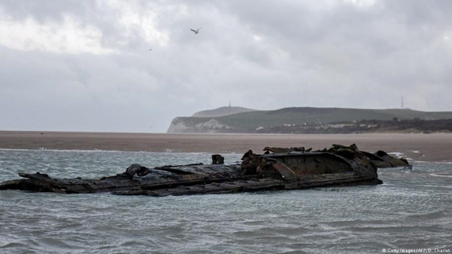 I. világháborús német tengeralattjáró bukkant elő egy francia strandon