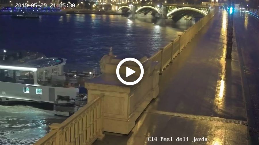 Itt a rendőrség videója a dunai hajótragédiáról
