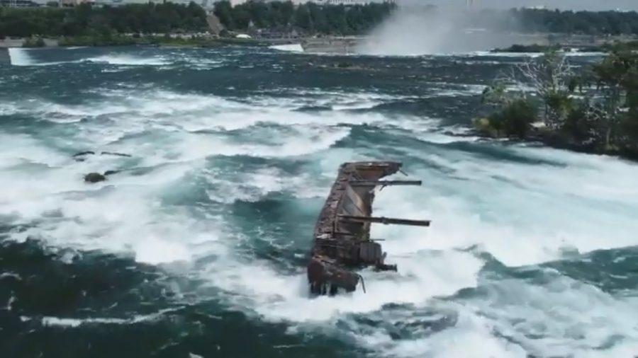 Mozog a Niagara ikonikus hajóroncsa