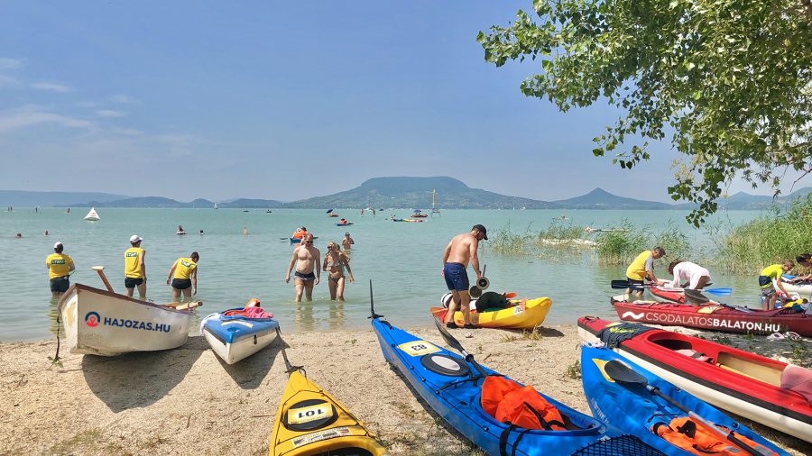 Hét vízitúra megállóhely újult meg a Balaton körül