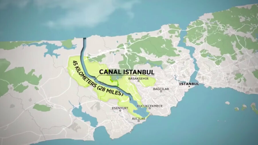 Megkezdődött a 15 milliárd dolláros Isztambul-csatorna építése