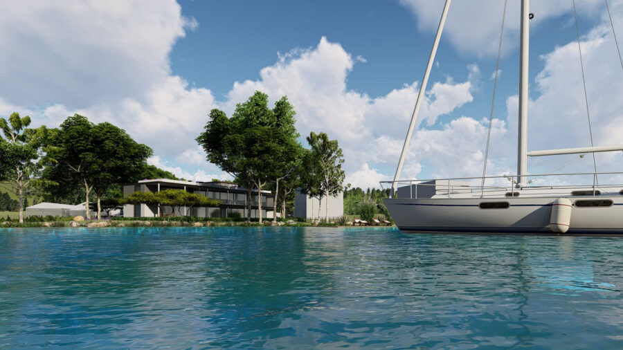 A Balaton legszebb, luxus villaparkja épül Balatonakarattyán