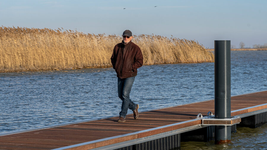 Fa Nándor építi a világörökségi Fertő tavon a Fertő Part 300 férőhelyes kikötőjét