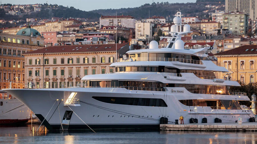 A horvát kormány lefoglalta a Royal Romance nevű 92 méteres szuperjachtot