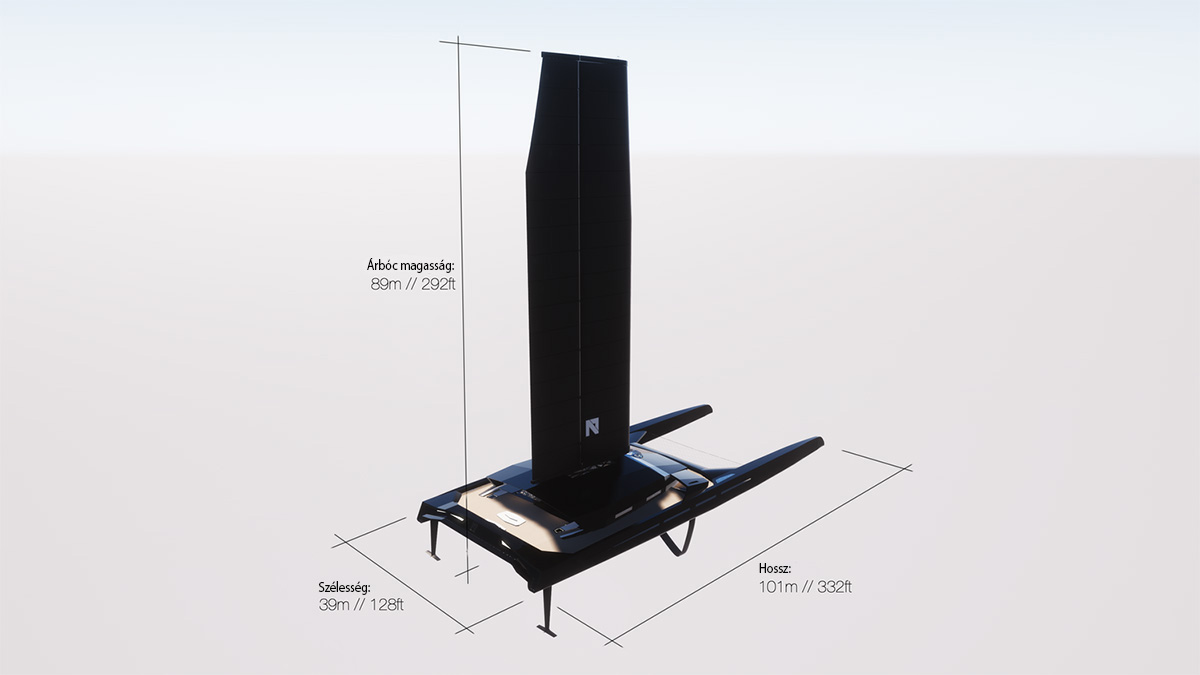 Az emelőszárnyas hajózás különlegességei – Nemesis One, a foiler óriás túrakatamarán