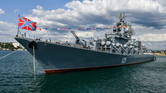 Elsüllyedt az orosz Fekete-tengeri Flotta Moszkva nevű zászlóshajója