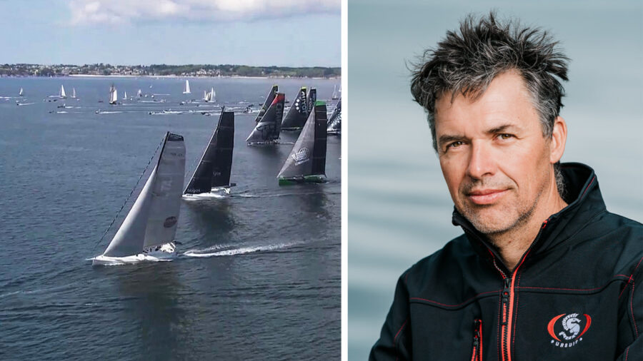 Weöres Szabolcs kvalifikációs meneten a Vendée Arctique rajtengedélyért