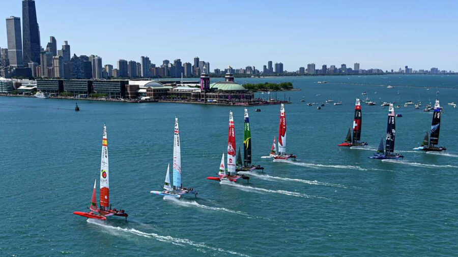 SailGP Chicago - A második versenynap - ÉLŐKÉPPEL