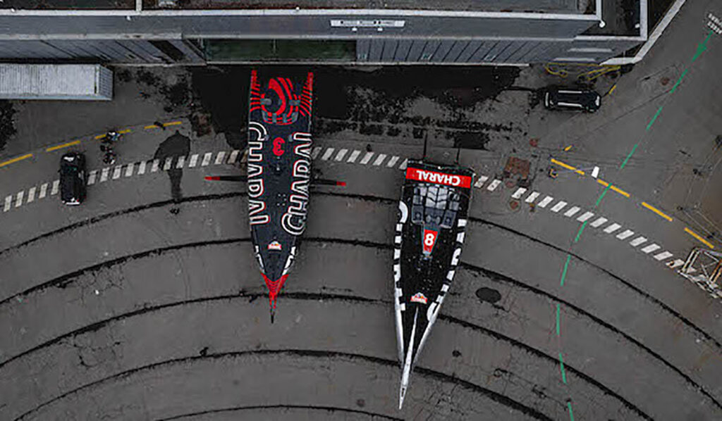 Charal 2 és Charal 1 felülnézetben