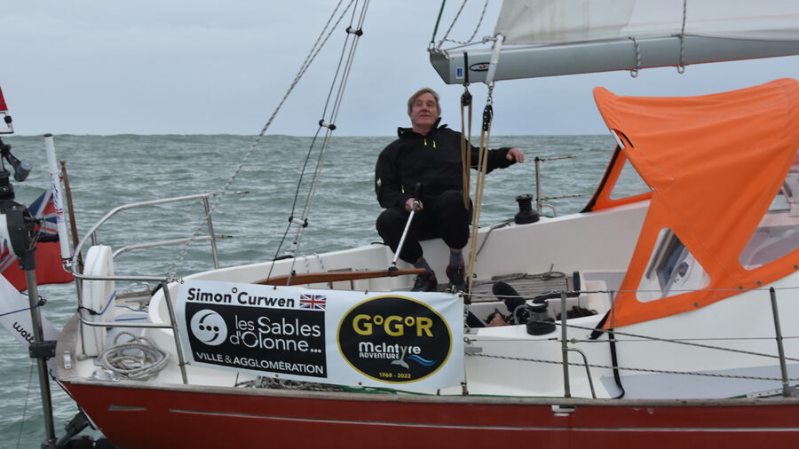 Golden Globe Race 2022 - Simon Curwen ma fordult Hobartnál