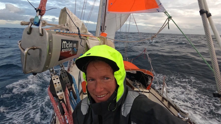 Golden Globe Race 2022-23 - Kirsten Neuschäfer ma kerüli a Horn-fokot