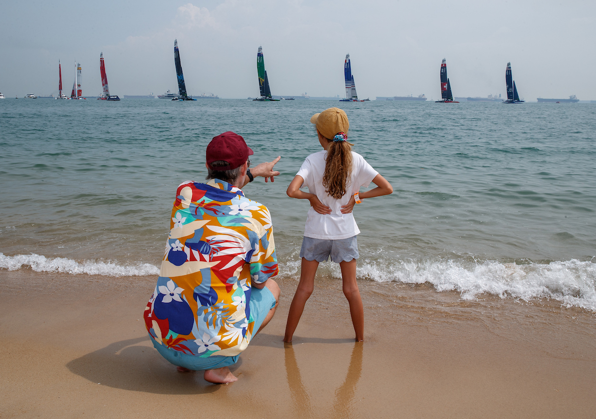 Villám csapott az új-zélandi SailGP hajóba