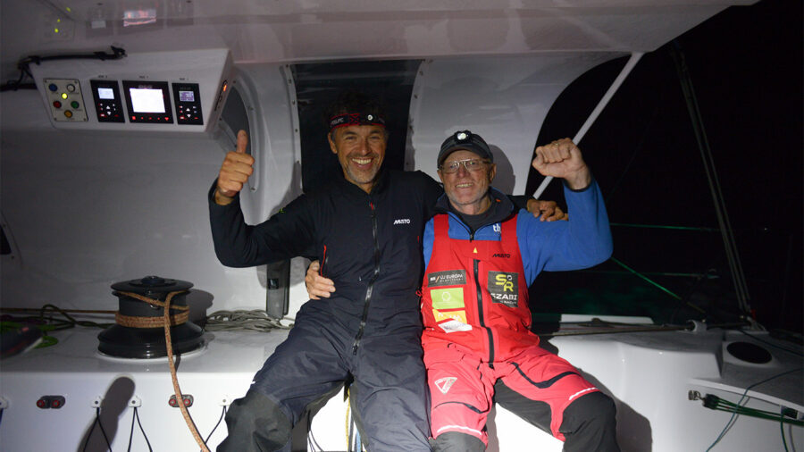 50. Rolex Fastnet Race - Célba ért a New Europe-pal Weöres Szabolcs és Fa Nándor