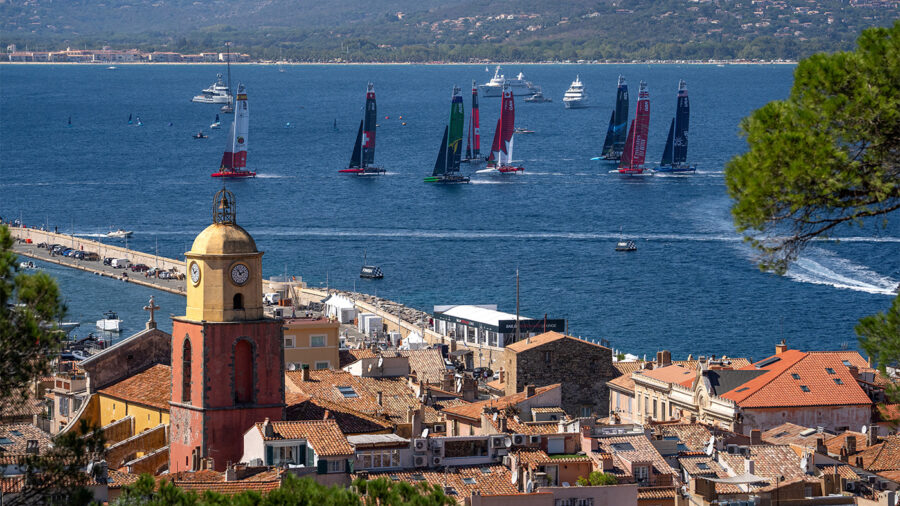 SailGP 2023 - Saint Tropez - élő közvetítés a szombati futamokról