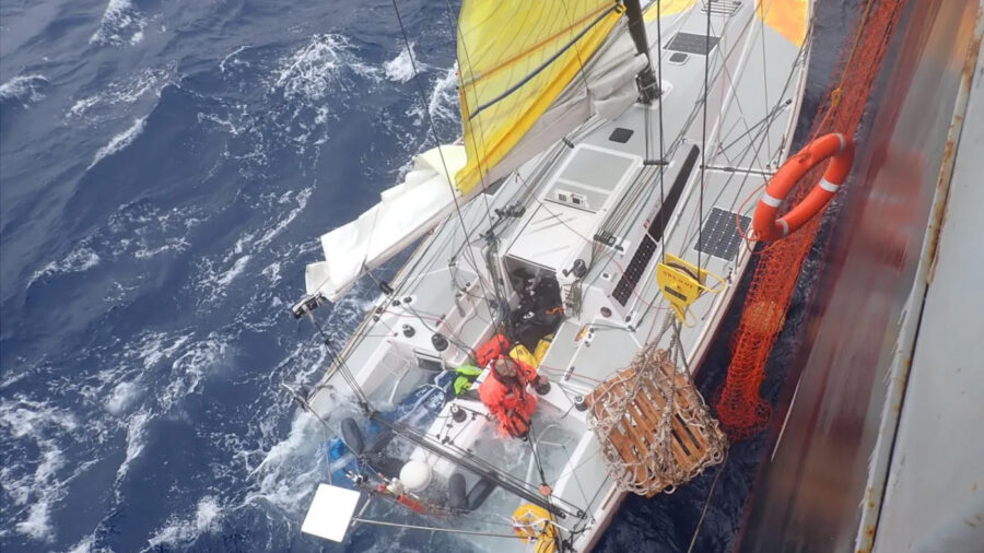 Global Solo Challenge – Csökkenő mezőny – William MacBrien mentése