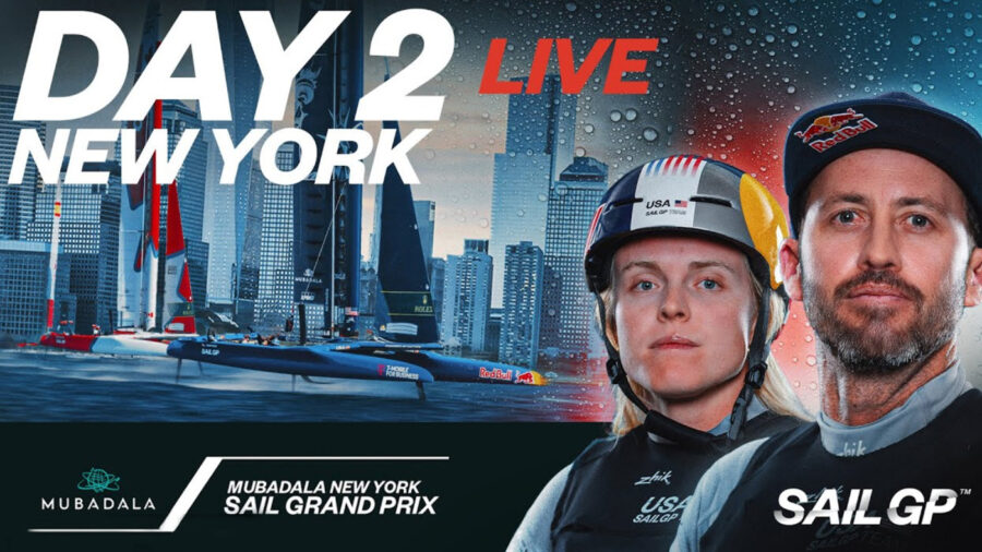 SailGP New York 2024 – A vasárnapi futamok élő közvetítése
