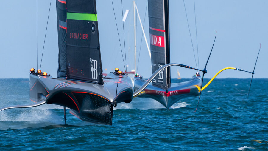 37. America’s Cup – Louis Vuitton Kupa 8. versenynap – Szélhiány miatt az utolsó futamokat hétfőre halasztották!
