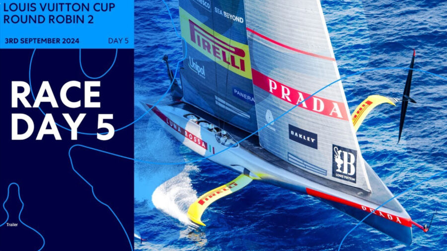 37. America's Cup – Louis Vuitton Kupa 5. versenynap – Folytatódik a kihívók versenye – Ez már a második kör
