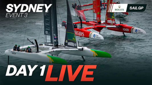 SailGP Sydney 2025 – Büntetéshalom már az edzésnapon – Élő közvetítés a szombati futamokról
