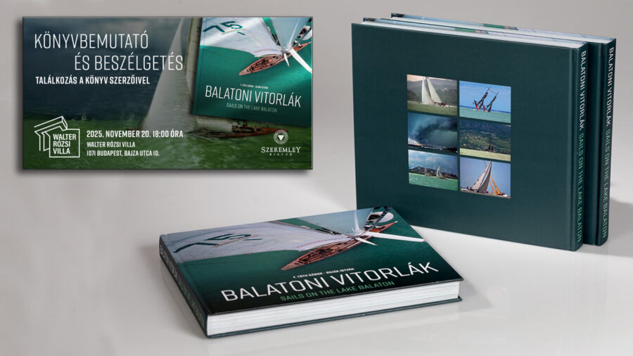 F.Tóth Gábor: Balatoni vitorlák – Könyvbemutató és beszélgetés november 20-án Budapesten