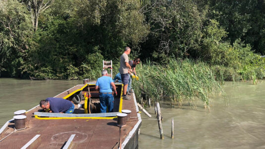Összefogást hirdettek a vízi polgárőrök a Balatonban hagyott karók eltávolítására